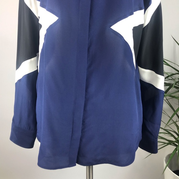 Neil Barrett blouse long sleeve 100% silk - Picture 6 of 8